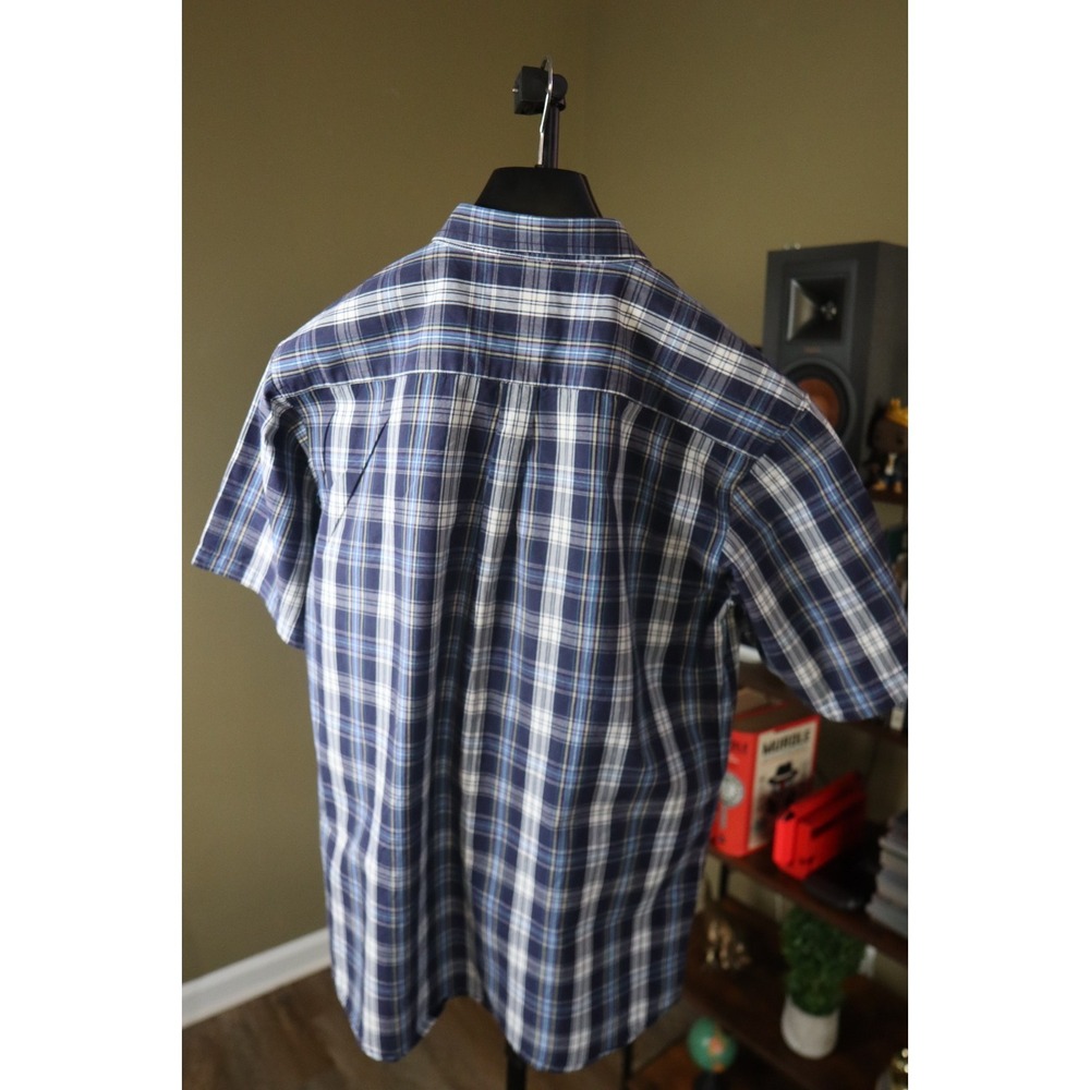 Vintage Stussy Shirt Mens XLarge Plaid With Stussy Crown 90s/00s - Picture 11 of 11